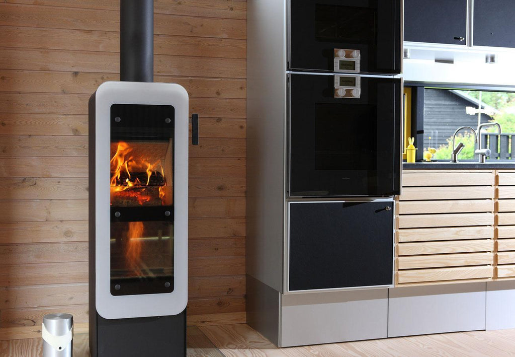 Bionic Fire Freestanding Wood Fire Front