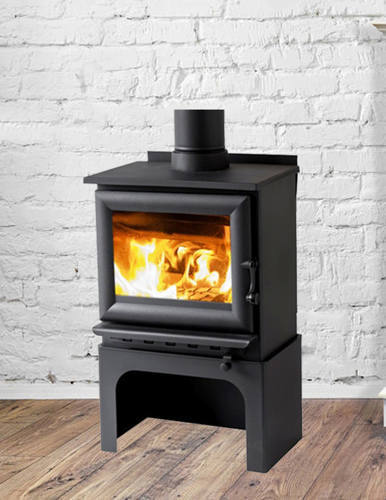 Firenzo Napier Freestanding Wood Burner Front