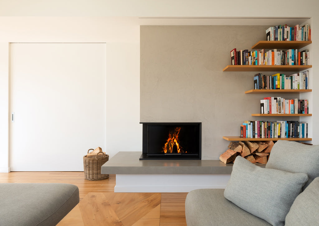 Spartherm Corner Inbuilt Wood Fire Front