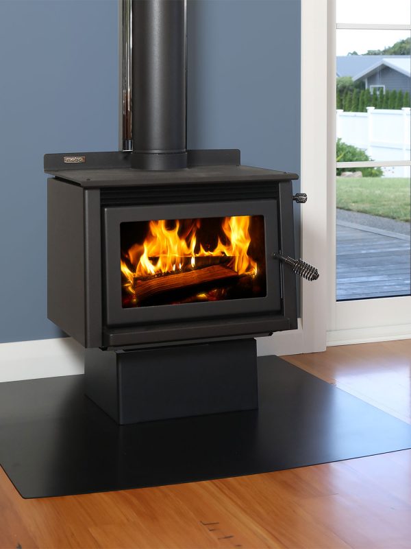 Metro LTD Wee Rad Base Wood Burner Front