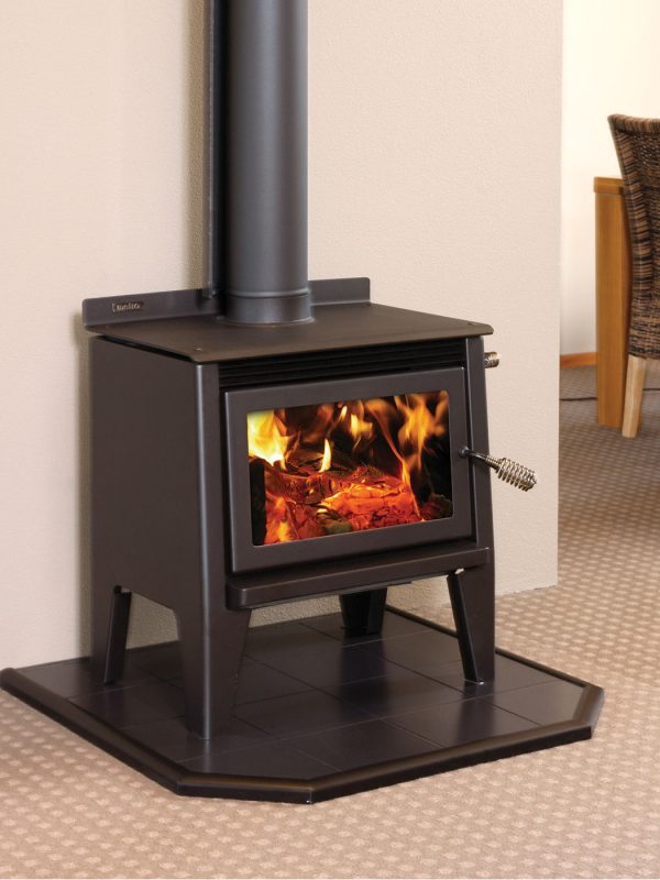 Metro Wee Rad Leg Wood Burner Front