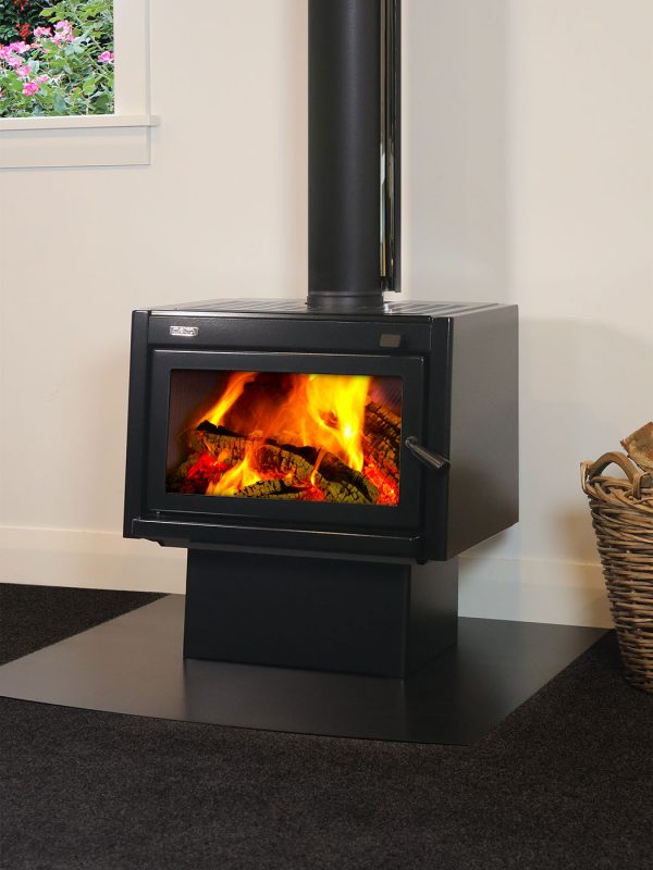 Metro Xtreme Ped HT Wood Burner Front