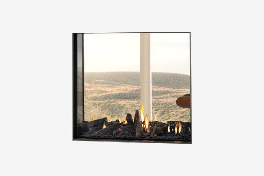 Mode Double Sided Gas Fire