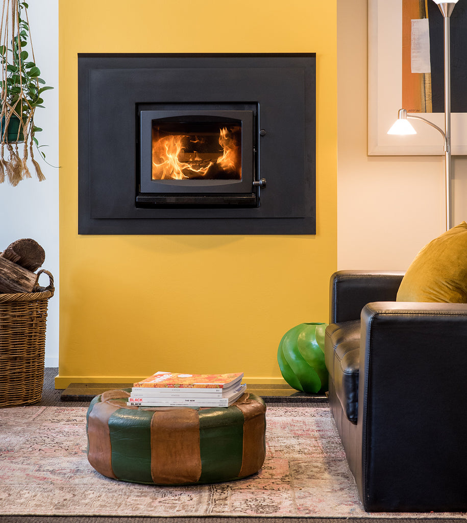 Firenzo Kompact Serenity Wood Fireplace Front