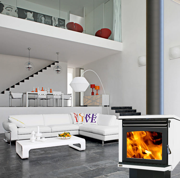 Ethos Genesis Freestanding Wood Burner Right Side