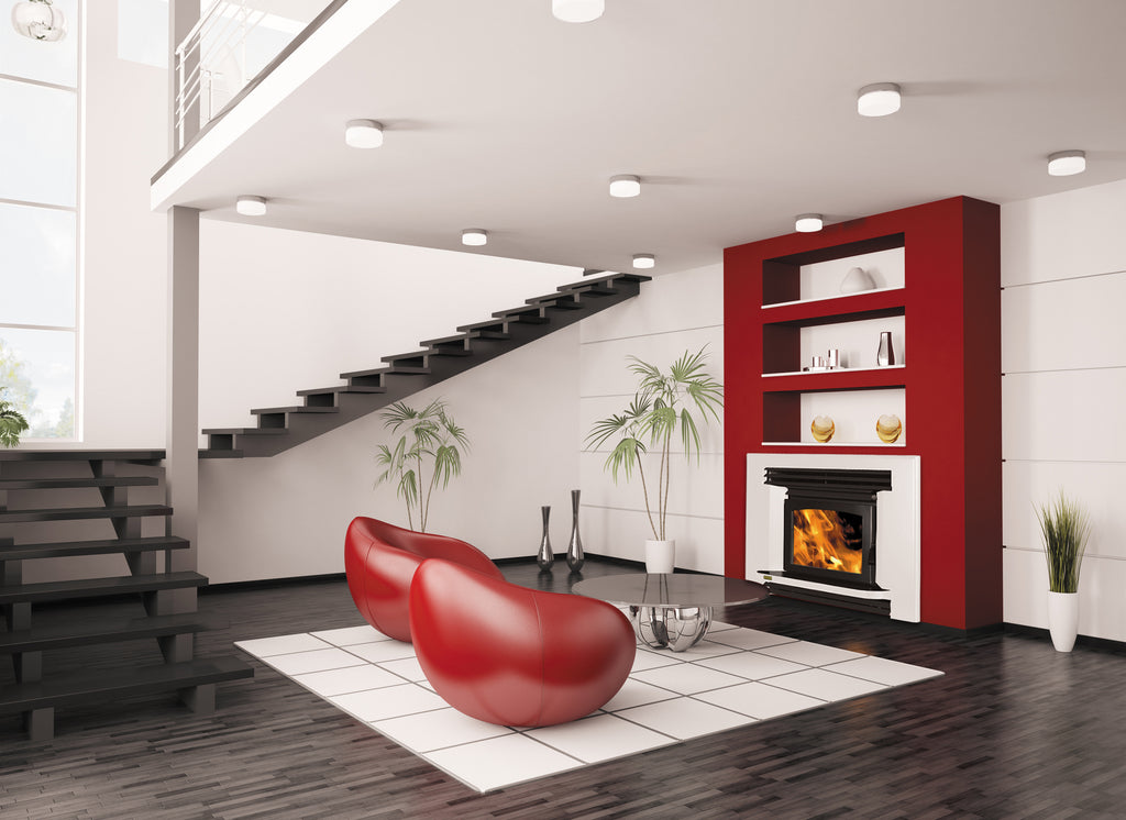 Ethos Ares Inbuilt Wood Fireplace Right Side