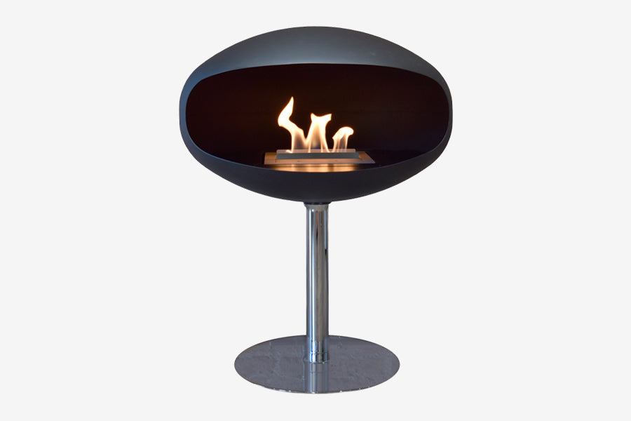 Cocoon Pedestal Bioethanol Suspended Fire Clearcut