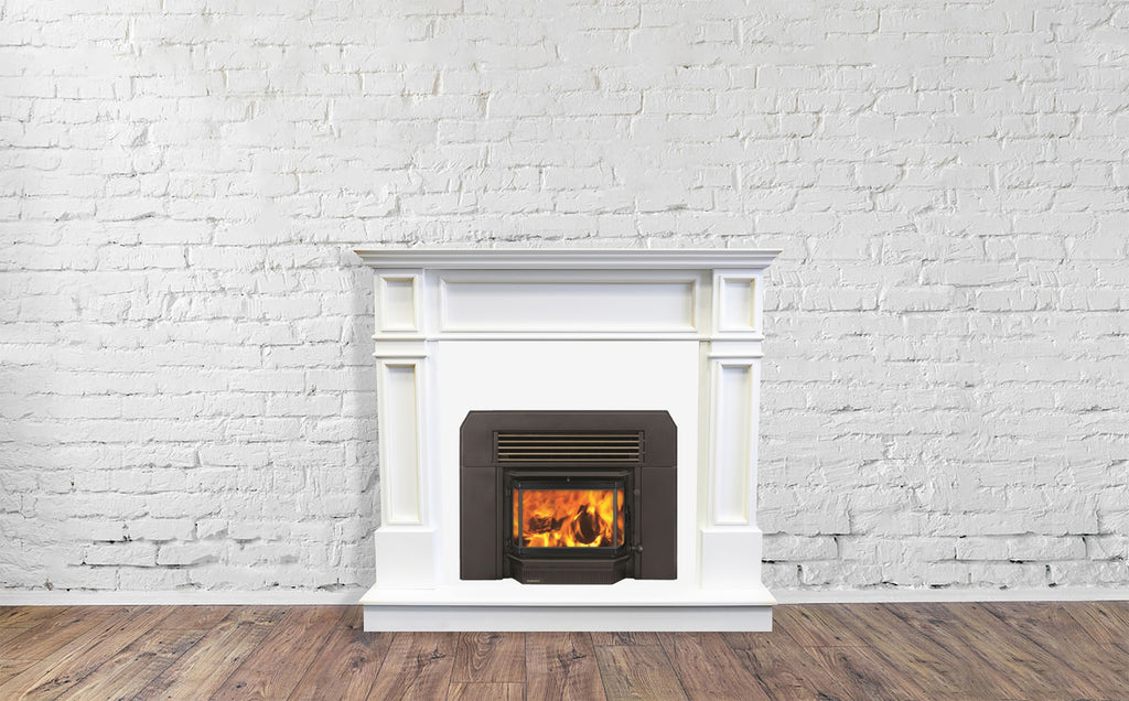 Firenzo Forte Aqualux Inbuilt Wood Fireplace Front